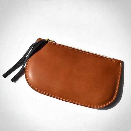 HAND-STITCHED ZIP POUCH